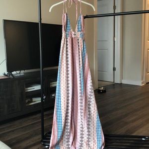 Lulu’s Backless Beach Maxi Dress